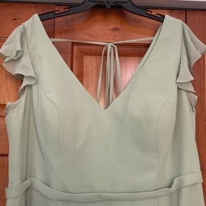Mint green Azazie bridesmaids dress. Size 22